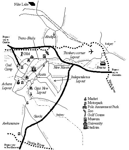 Enugu Map